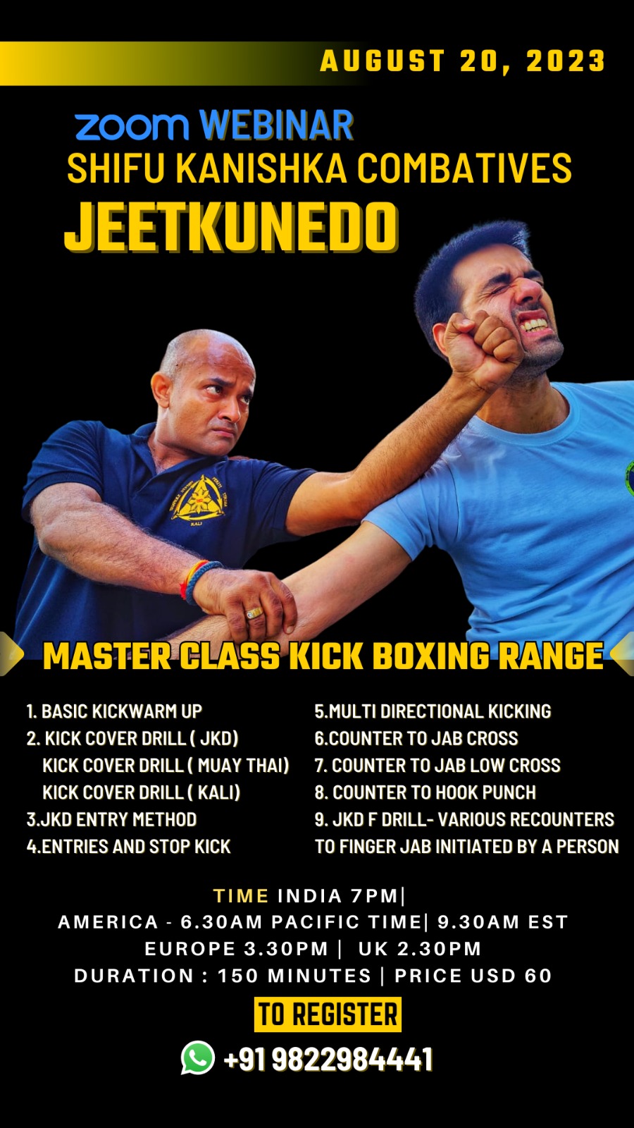 Jeetkunedo Master Class (Kickboxing Range)