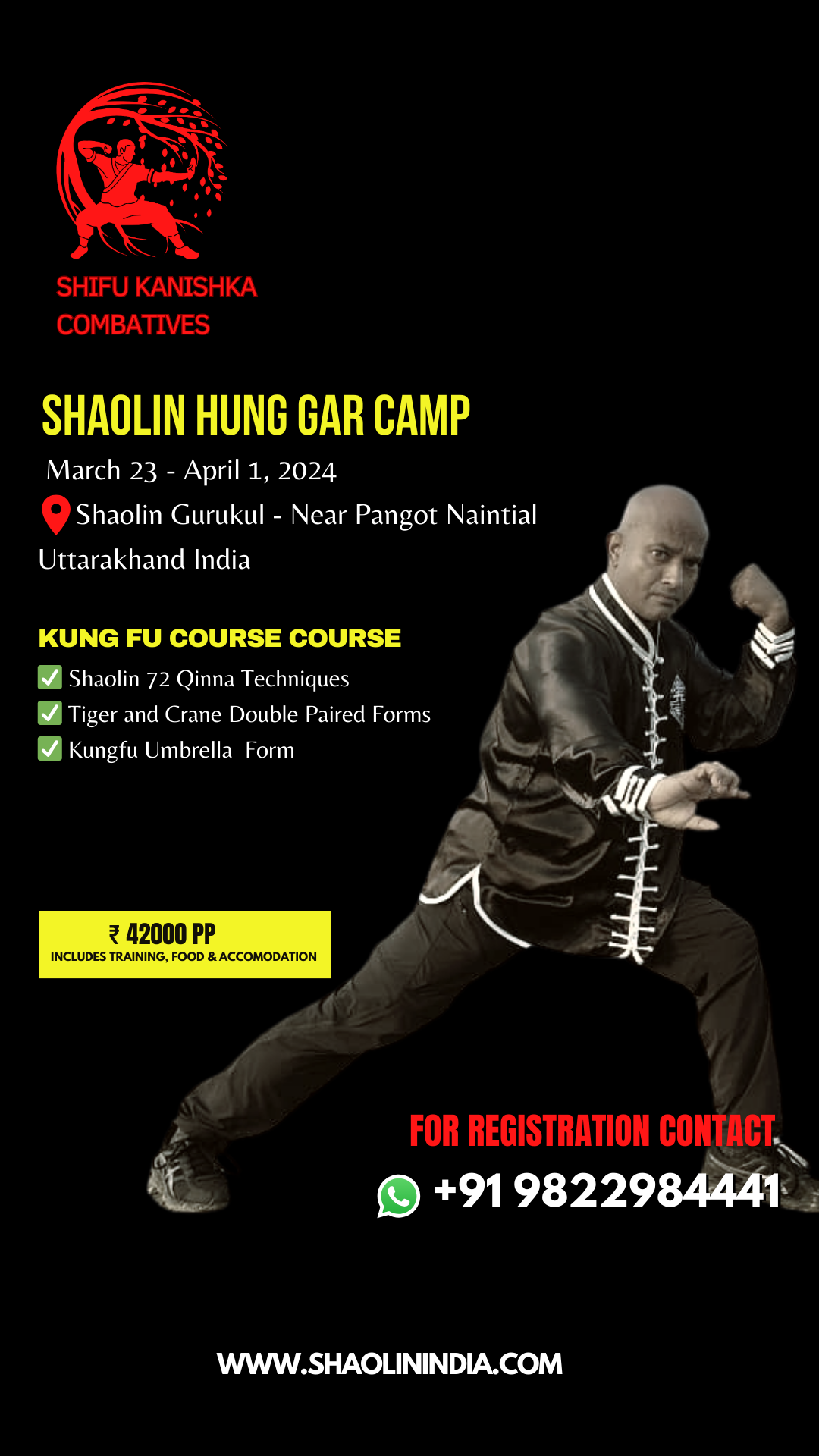 Shaolin hunggar kung fu india